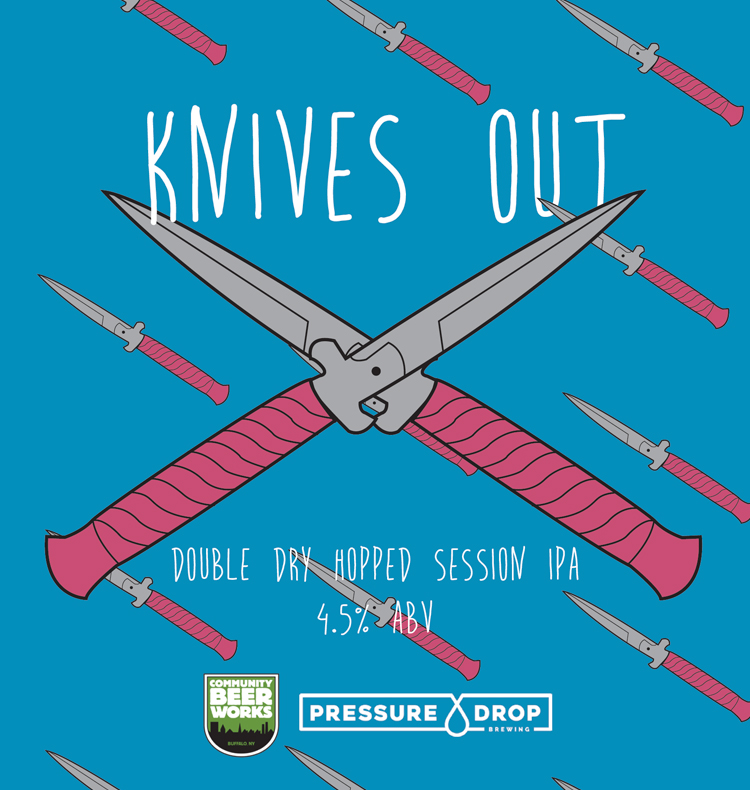 Knives Out Session IPA Art