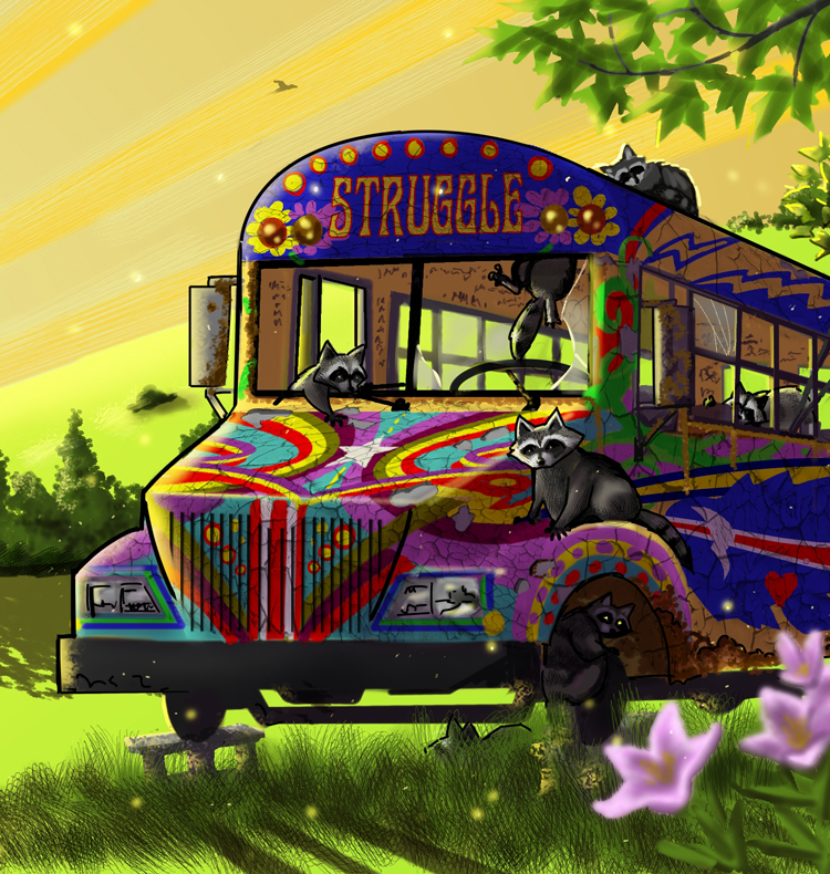 Struggle Bus DIPA Art